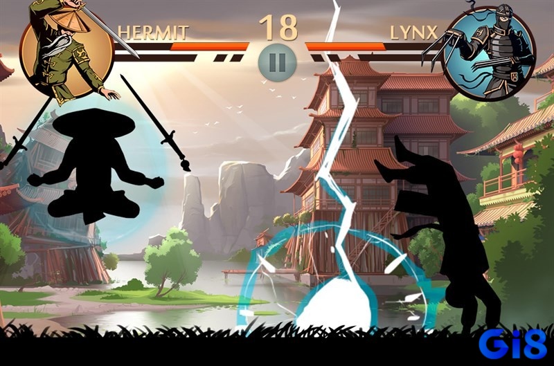 Game Shadow Fight 2 có lối chơi chiến đấu đối kháng kịch tính và đẹp mắt