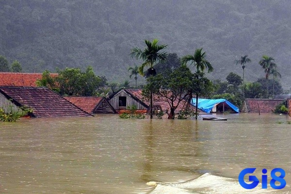 Chiêm bao thấy nước lũ thường khiến mọi người nảy lên nỗi sợ hãi 